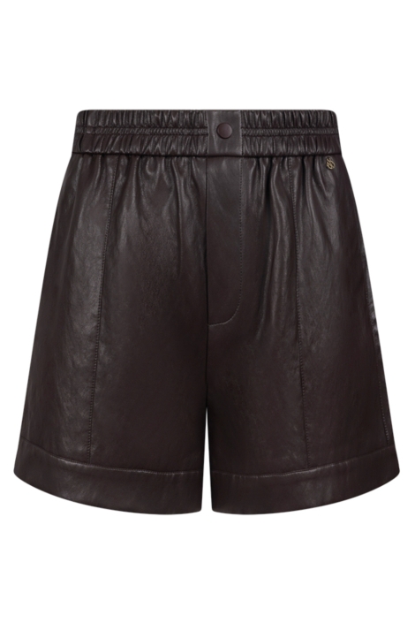 Nukus bruine dames korte broek | Vooraanzicht