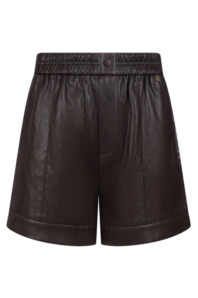 Nukus bruine dames korte broek | Vooraanzicht