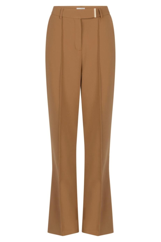 Aaiko camel dames broek | Vooraanzicht