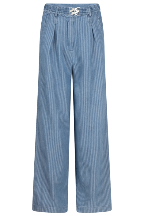 Aaiko blauwe dames broek | Vooraanzicht