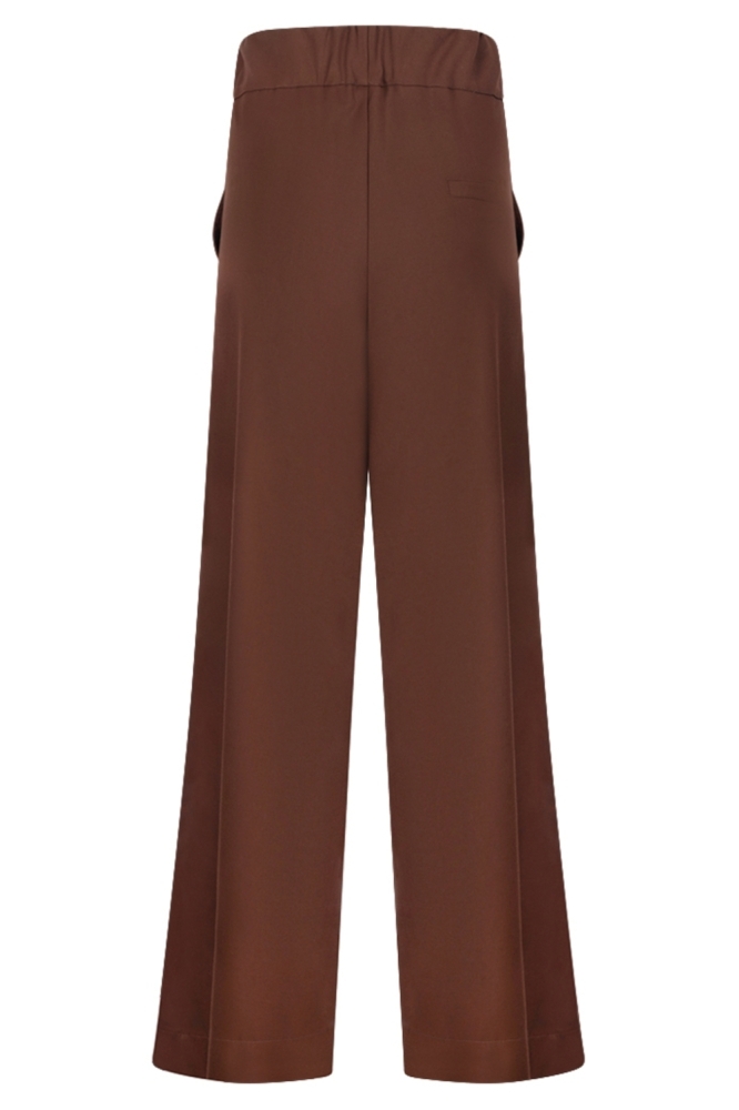 Nukus camel dames broek | Achteraanzicht