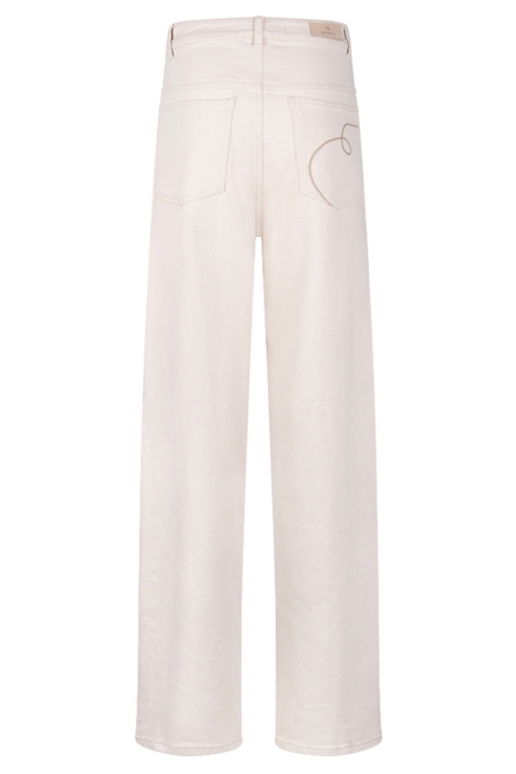 Nukus witte dames jeans | Achteraanzicht