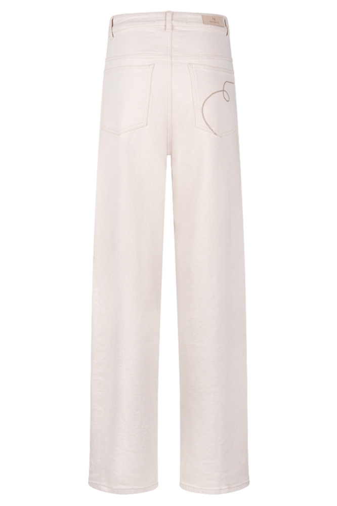Nukus witte dames jeans | Achteraanzicht