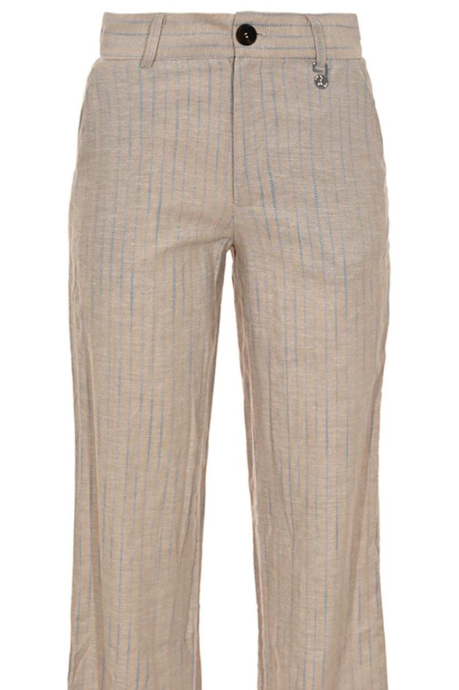 Zizo beige dames broek | Close up