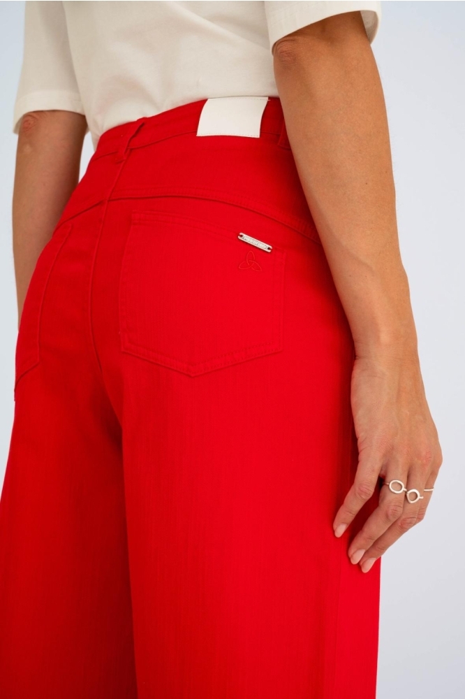 Zizo rode dames broek | Close up