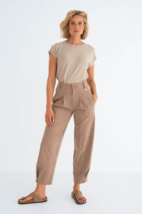 Zizo roze dames broek | Model
