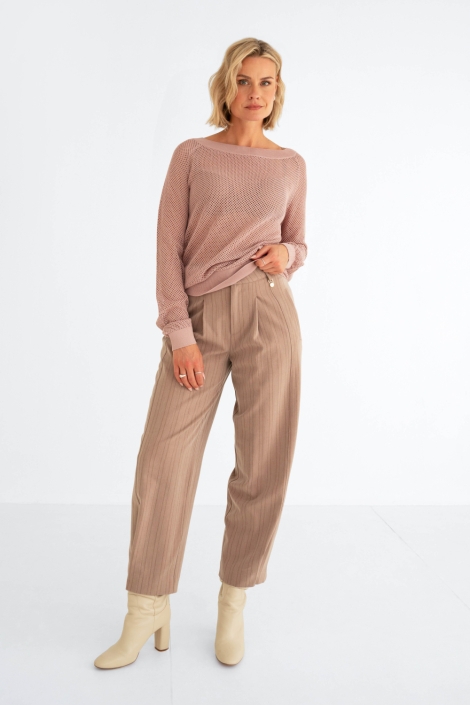 Zizo roze dames broek | Model