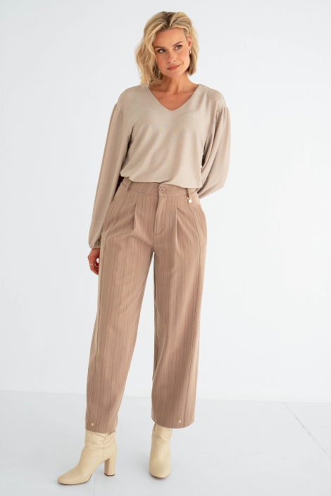 Zizo roze dames broek | Model