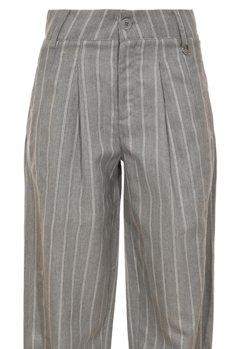 Zizo grijze dames broek | Close up