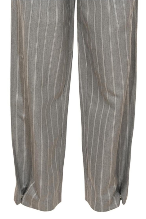Zizo grijze dames broek | Close up