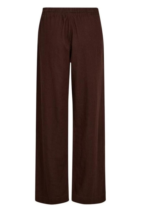 Freequent bruine dames broek | Achteraanzicht