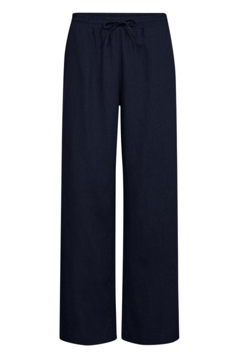 Freequent blauwe dames broek | Vooraanzicht