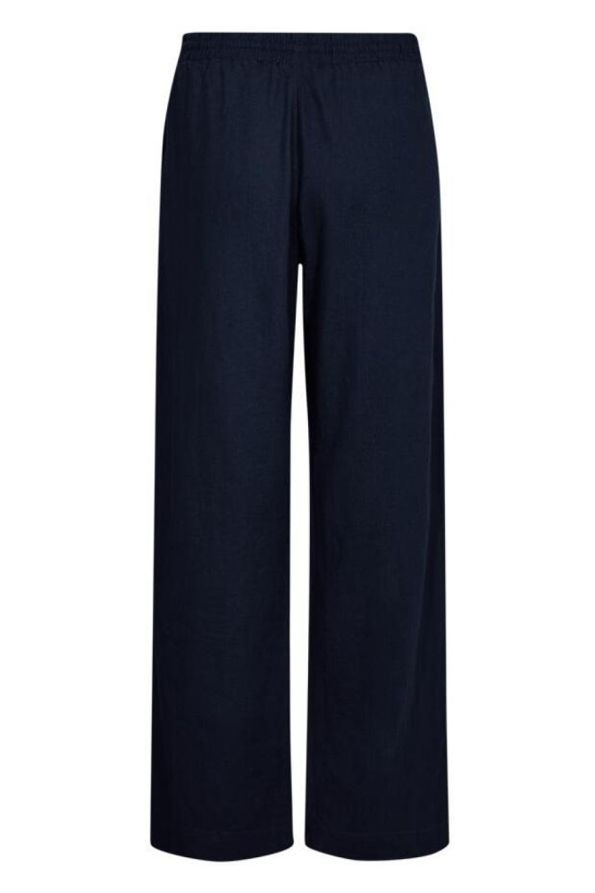 Freequent blauwe dames broek | Achteraanzicht