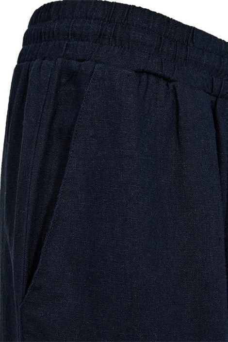 Freequent blauwe dames broek | Close up