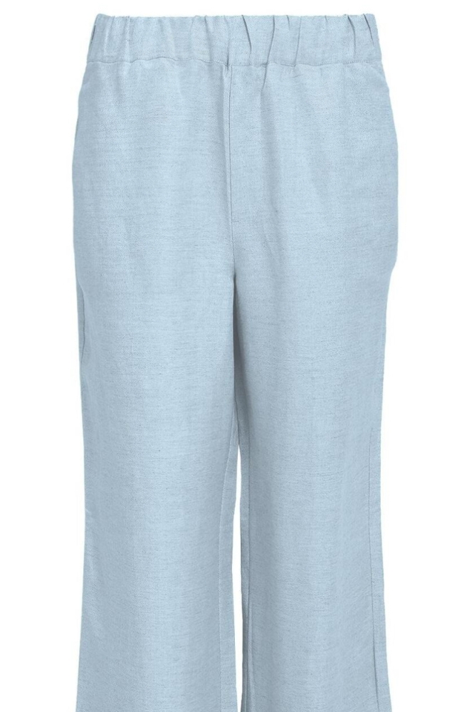 Minus blauwe dames broek | Close up