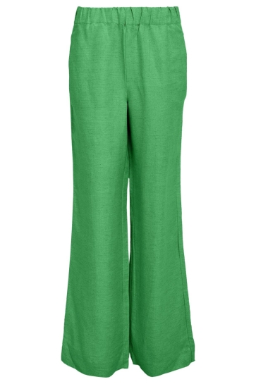 Minus Broek SABBI LINEN PANT MI6550 3032 GREENBRIAR