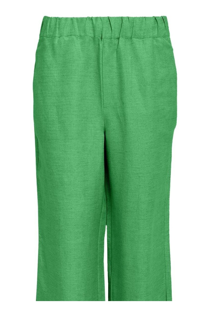 Minus groene dames broek | Close up