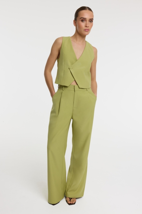 Refined Department groene dames broek | Model