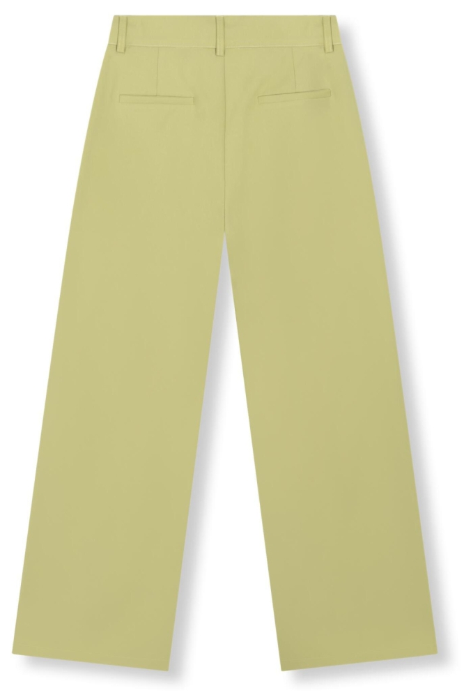 Refined Department groene dames broek | Achteraanzicht