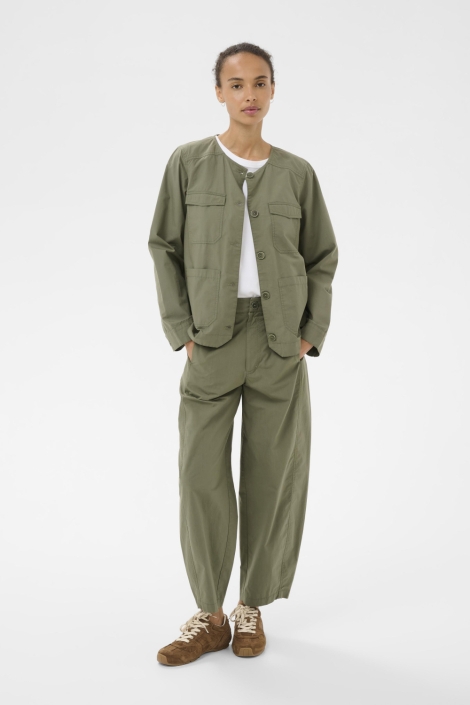 Part Two groene dames broek | Model