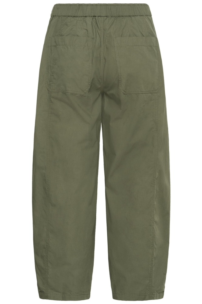 Part Two groene dames broek | Achteraanzicht