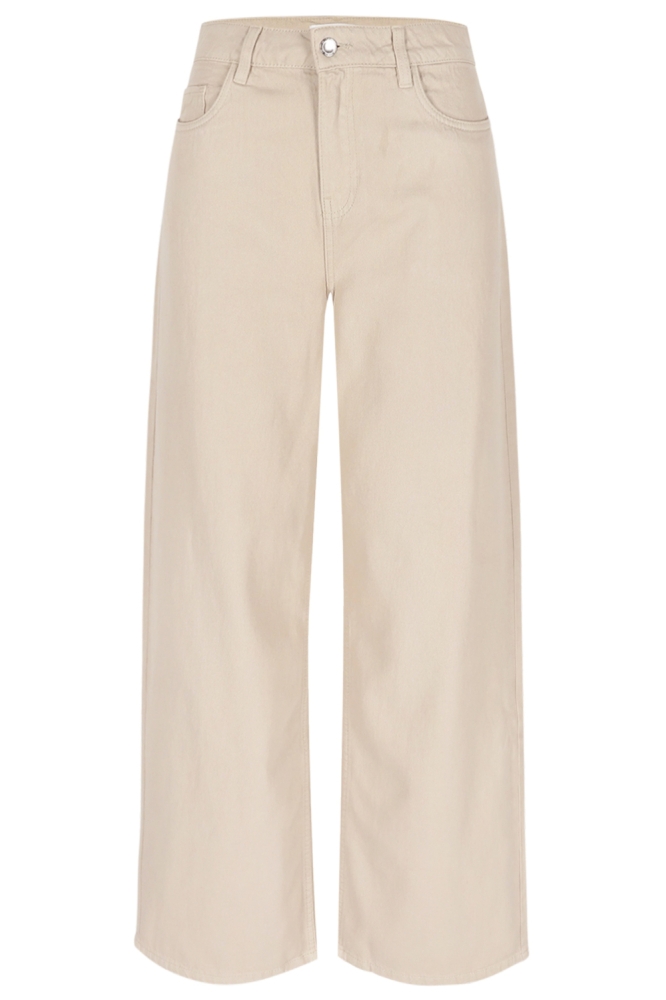 LolaLiza beige dames broek | Vooraanzicht