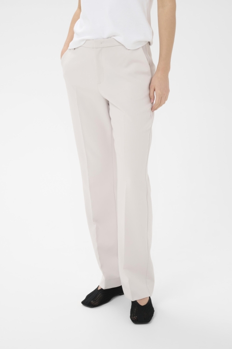 Part Two ecru dames broek | Model vooraanzicht