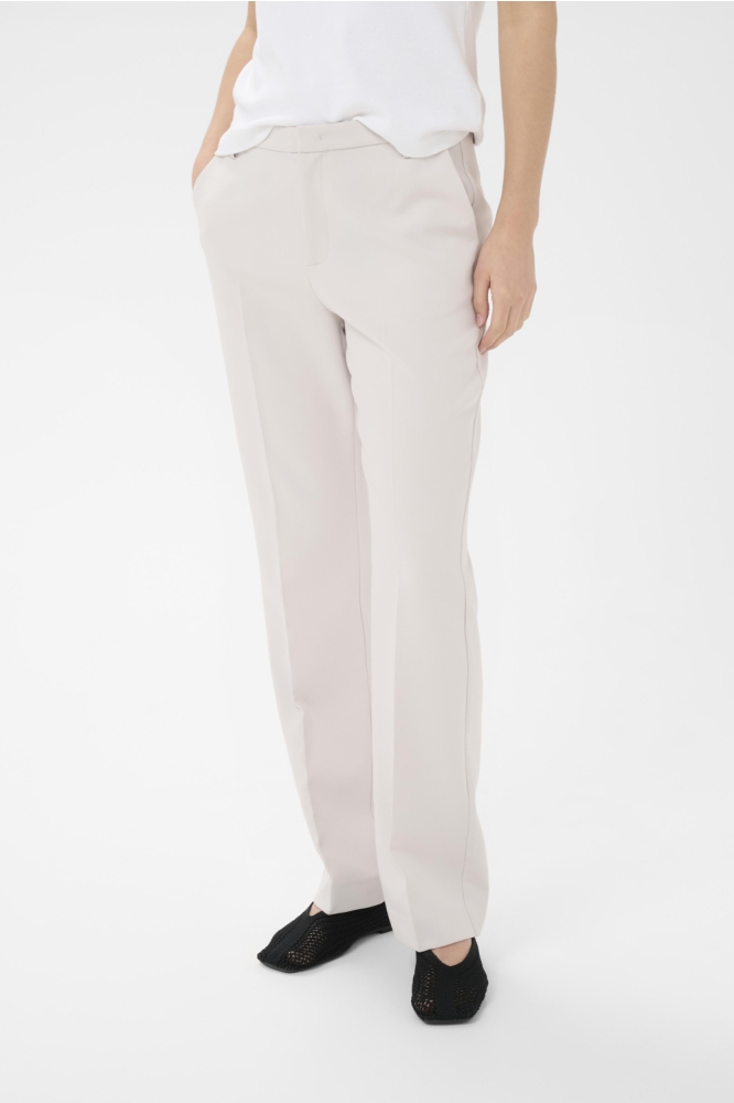 Part Two ecru dames broek | Model vooraanzicht