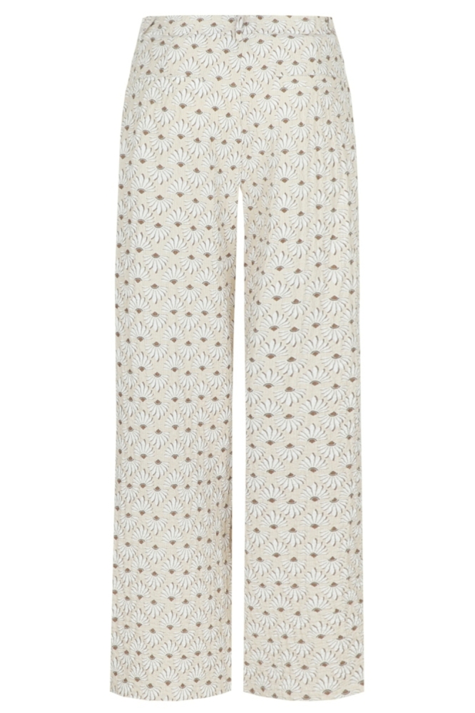 C&S The Label camel dames broek | Achteraanzicht