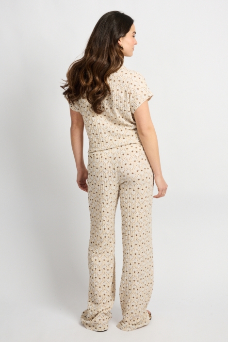 C&S The Label camel dames broek | Model