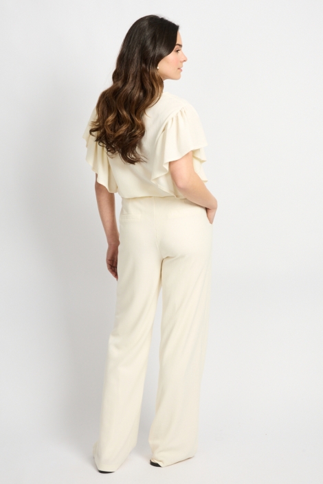 C&S The Label beige dames broek | Model