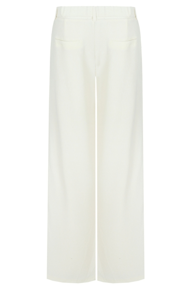 C&S The Label beige dames broek | Achteraanzicht