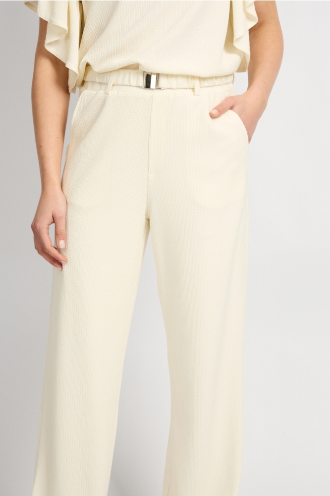 C&S The Label beige dames broek | Close up