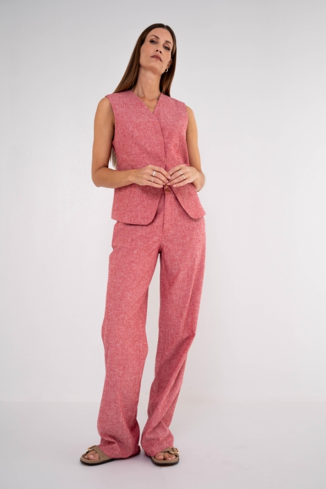 Zizo rode dames broek | Model