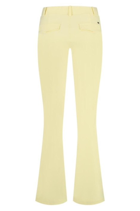 Lady Day gele dames broek | Achteraanzicht
