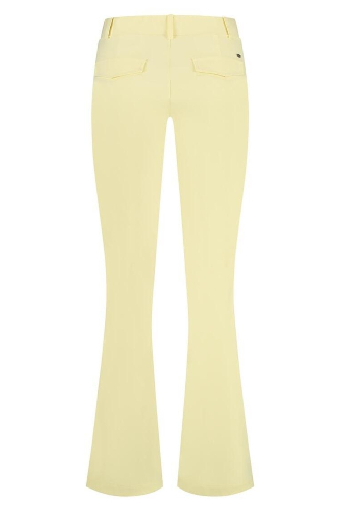 Lady Day gele dames broek | Achteraanzicht