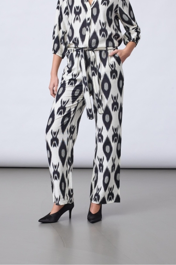 SisterS point Broek ELLA PA56 19831 CREAM/BLACK