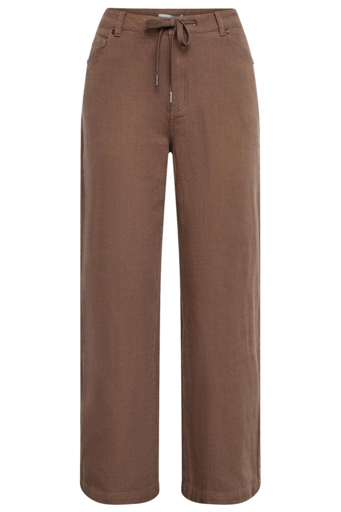 SisterS point bruine dames broek | Vooraanzicht