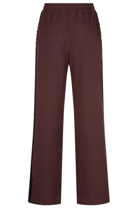 Lofty Manner bordeaux dames broek | Achteraanzicht
