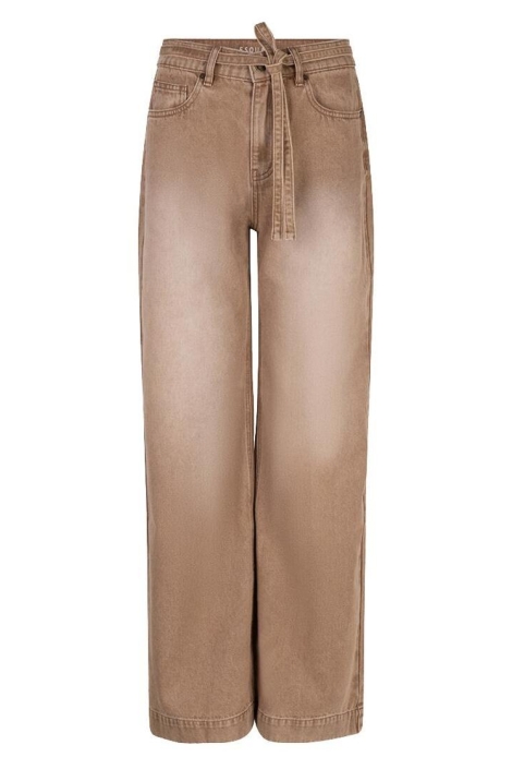 EsQualo gouden dames jeans | Vooraanzicht