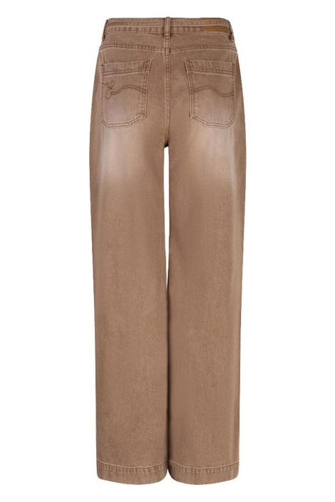 EsQualo gouden dames jeans | Achteraanzicht