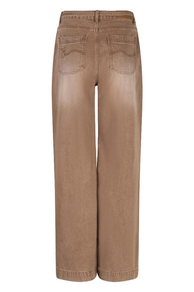 EsQualo gouden dames jeans | Achteraanzicht