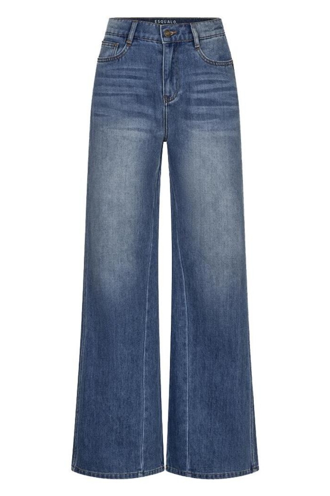 EsQualo blauwe dames jeans | Vooraanzicht