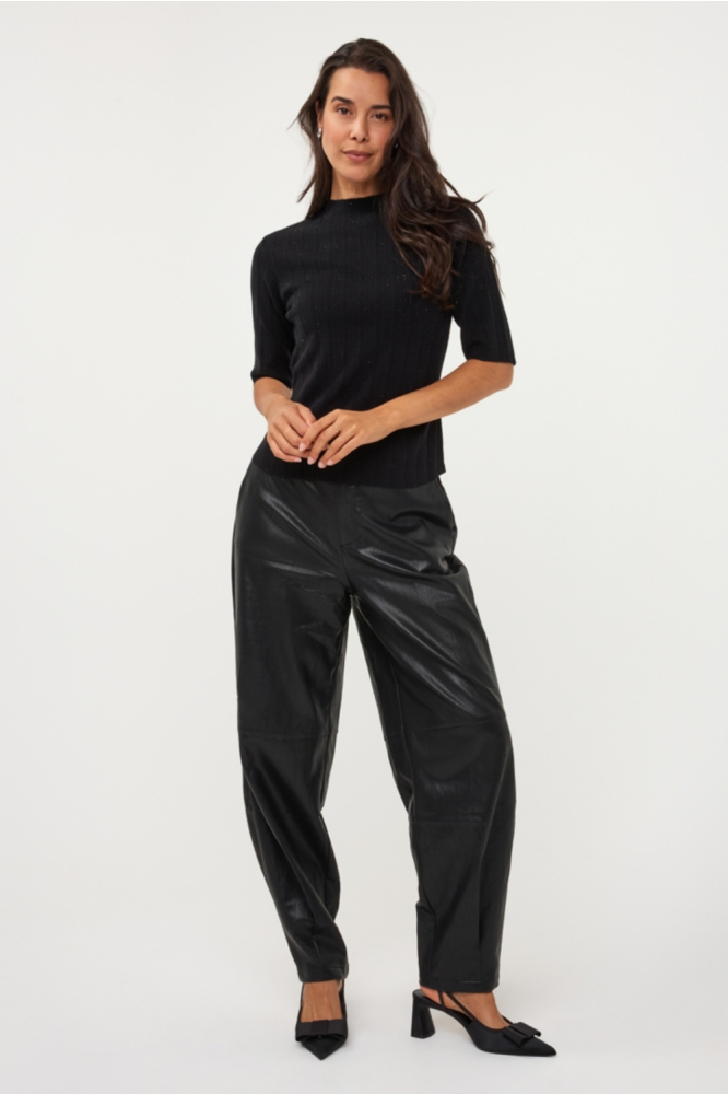 EsQualo zwarte dames broek | Model