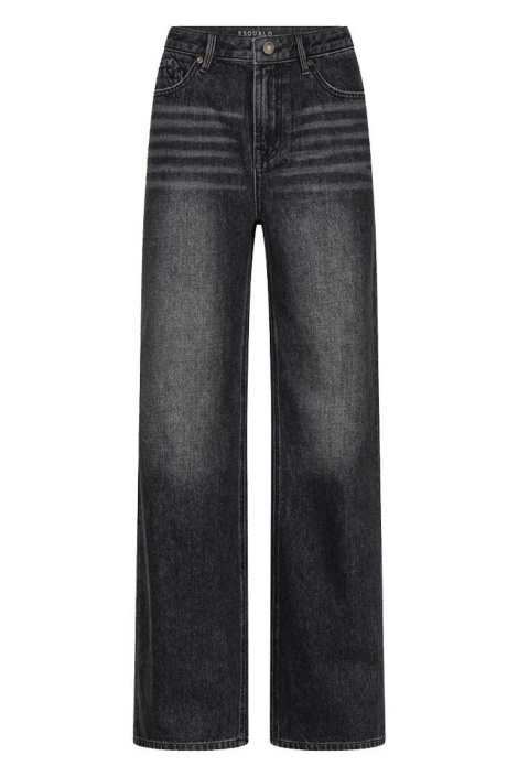 EsQualo grijze dames jeans | Vooraanzicht