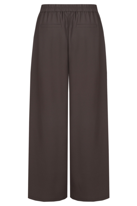 Fluresk bruine dames broek | Achteraanzicht