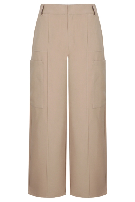 Fluresk camel dames broek | Vooraanzicht