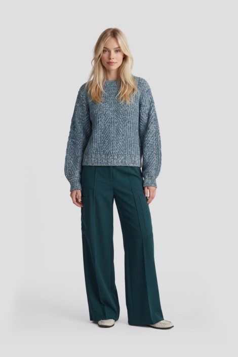 Fluresk groene dames broek | Model