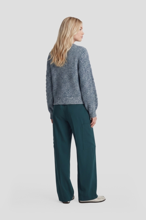 Fluresk groene dames broek | Model