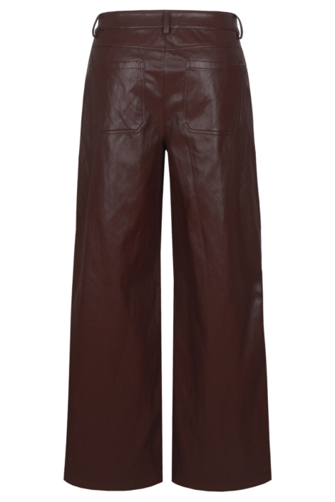 Fluresk bordeaux dames broek | Achteraanzicht